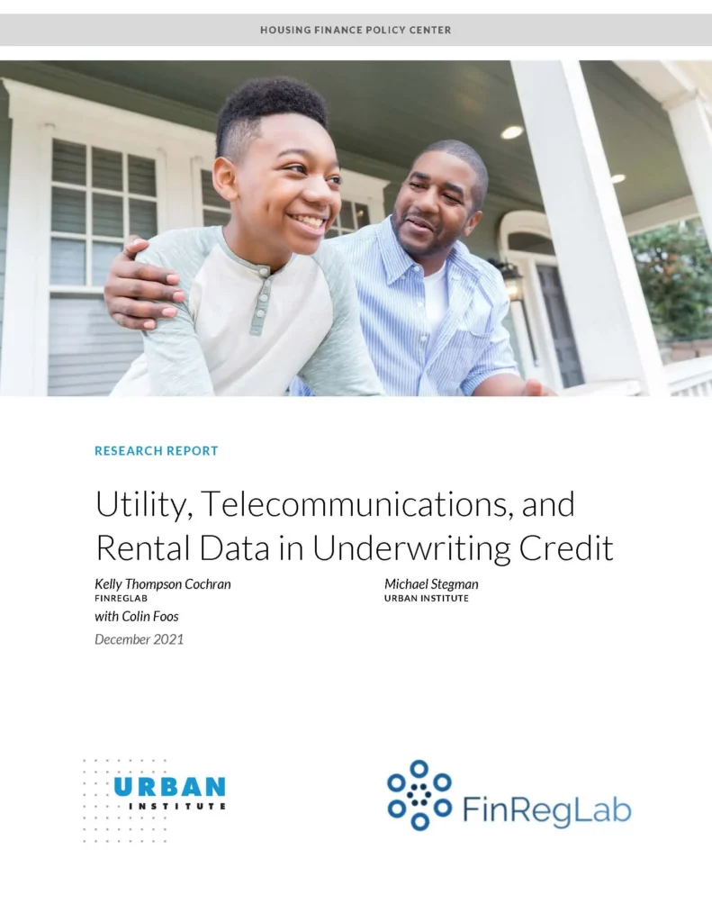 Utility, Telecommunications, and Rental Data in Underwriting Credit ...