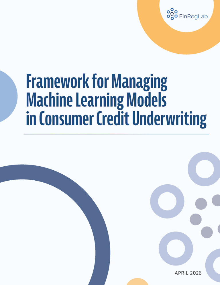 Framework for Managing Machine Learning Models in Consumer Credit ...
